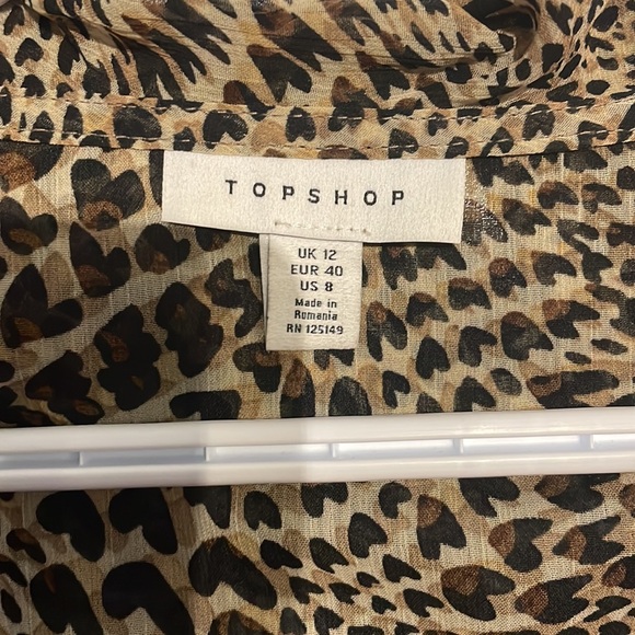 TopShop Animal print dress - Picture 2 of 5